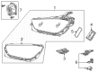 Diagram for 2024 Mercedes-Benz GLE63 AMG S Headlight - 167-906-94-04