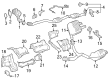 Diagram for 2021 Mercedes-Benz E350 Catalytic Converter - 264-140-06-00