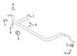 Diagram for 2001 Mercedes-Benz CLK55 AMG Sway Bar Bracket - 210-323-22-40