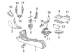 Diagram for Mercedes-Benz CLS55 AMG Shift Knob - 219-267-01-10-9E38