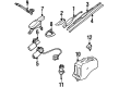 Diagram for 1988 Mercedes-Benz 190E Wiper Linkage - 201-820-12-41