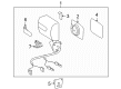 Diagram for 2005 Mercedes-Benz G55 AMG Side View Mirrors - 463-810-70-16-9744