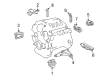 Diagram for 2005 Mercedes-Benz CLK320 Engine Mount - 203-242-05-01