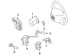 Diagram for 2010 Mercedes-Benz SLK55 AMG Steering Column Cover - 203-460-00-95-9051