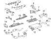 Diagram for 2001 Mercedes-Benz ML55 AMG Exhaust Manifold - 113-140-04-09