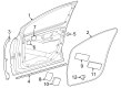 Diagram for 2021 Mercedes-Benz E350 Weather Strip - 099-727-03-00