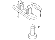 Diagram for Mercedes-Benz 400SEL License Plate Lights - 140-820-01-56-64