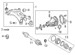 Diagram for Mercedes-Benz E550 Axle Shaft - 204-350-82-23