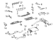 Diagram for 2000 Mercedes-Benz ML55 AMG Exhaust Clamp - 163-490-00-41