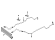 Diagram for 2019 Mercedes-Benz SL550 Automatic Transmission Oil Cooler - 099-500-04-00