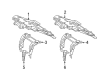 Diagram for 2005 Mercedes-Benz E500 Power Seat Switch - 211-920-01-87