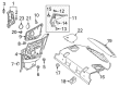 Diagram for 2020 Mercedes-Benz C300 Pillar Panels - 205-690-75-25-1C67