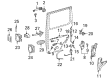 Diagram for Mercedes-Benz G55 AMG Door Lock - 463-730-09-35