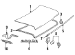 Diagram for Mercedes-Benz 300CD Trunk Lid Latch - 126-750-18-85