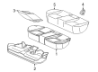 Diagram for 2021 Mercedes-Benz GLC63 AMG Seat Cushion Pad - 253-920-58-02