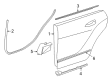 Diagram for Mercedes-Benz CLS550 Weather Strip - 218-690-29-62