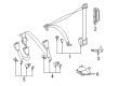 Diagram for Mercedes-Benz E300 Seat Belt - 210-860-34-85-9A86