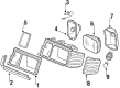 Diagram for 1986 Mercedes-Benz 190E Headlight - 201-820-12-61