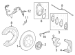 Diagram for 2024 Mercedes-Benz EQS 450+ SUV Brake Caliper - 297-423-59-00