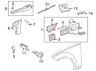 Diagram for 2012 Mercedes-Benz C300 Battery Hold Downs - 204-628-01-41