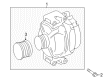 Diagram for Mercedes-Benz C300 Alternator Pulley - 274-155-04-15