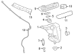 Diagram for Mercedes-Benz EQE 350+ SUV Windshield Washer Hose - 294-860-61-00