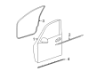 Diagram for 2013 Mercedes-Benz GLK250 Weather Strip - 204-690-69-62