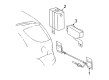 Diagram for 2001 Mercedes-Benz ML320 Antenna - 163-820-17-75