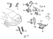 Diagram for 2022 Mercedes-Benz A220 Back up Alarm - 000-822-01-00