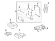 Diagram for Mercedes-Benz G550 Seat Cushion Pad - 463-920-13-50