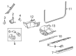 Diagram for 2014 Mercedes-Benz E550 Pillar Panels - 207-690-85-25-9J05