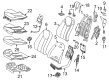 Diagram for 2012 Mercedes-Benz SL63 AMG Seat Cushion Pad - 230-910-05-50