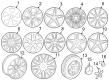 Diagram for 2020 Mercedes-Benz C43 AMG Alloy Wheels - 205-401-13-00-7X72