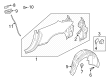 Diagram for Mercedes-Benz SL55 AMG Fuel Filler Housing - 232-630-86-00