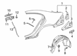 Diagram for 2022 Mercedes-Benz CLS450 Fuel Filler Housing - 257-630-00-00