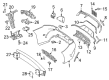 Diagram for Mercedes-Benz S560 Bumper - 217-885-05-25-9999