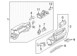 Diagram for 2009 Mercedes-Benz R320 Interior Lights - 203-820-18-01