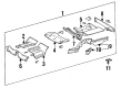 Diagram for 1993 Mercedes-Benz 300E Floor Pan - 124-610-23-61