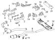 Diagram for 2014 Mercedes-Benz GL350 Exhaust Heat Shield - 166-682-09-71