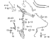 Diagram for 2012 Mercedes-Benz C63 AMG Windshield Wiper Arms - 204-820-00-44