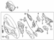 Diagram for Mercedes-Benz E400 Steering Wheel - 000-460-89-10-9E38