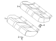 Diagram for 2023 Mercedes-Benz C43 AMG Seat Cushion Pad - 206-920-07-00