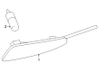 Diagram for 2008 Mercedes-Benz CLS63 AMG Turn Signal Lights - 219-820-03-21