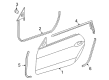 Diagram for 2009 Mercedes-Benz SLK300 Weather Strip - 171-720-02-24