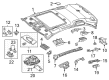 Diagram for 2019 Mercedes-Benz GLC300 Interior Lights - 000-906-43-06-1B88