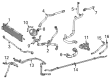 Diagram for 2020 Mercedes-Benz E53 AMG Engine Oil Cooler - 099-500-14-01-64