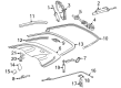 Diagram for 2003 Mercedes-Benz CLK430 Lift Support - 208-800-00-72-64