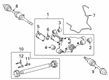 Diagram for 2015 Mercedes-Benz GL550 Axle Beam Mount - 166-333-09-14-64