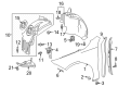 Diagram for 2020 Mercedes-Benz A220 Fender Splash Shield - 177-690-03-04