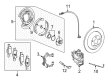 Diagram for Mercedes-Benz ML450 Parking Brake Cable - 164-420-23-85-64